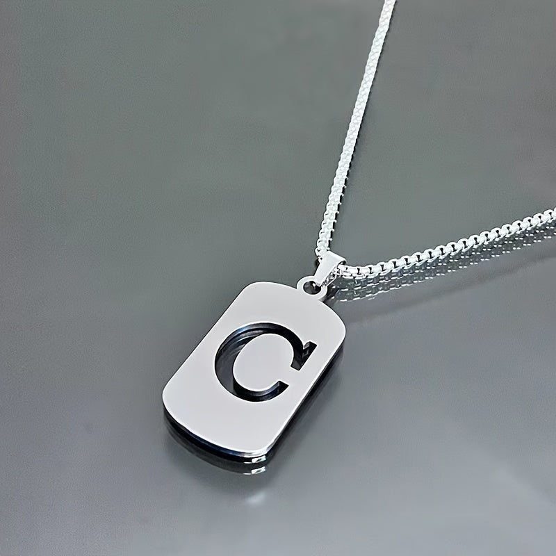 LETTER CUTOUT PENDANT