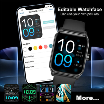 1.85" HD Smartwatch with Bluetooth Calling