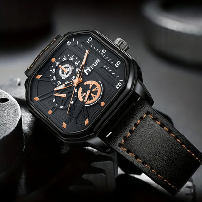 The gift that makes him smile when he opens it: Elegant 6 in 1 Set — Wallet, Watch, Sunglasses, Belt, Keyring + Card