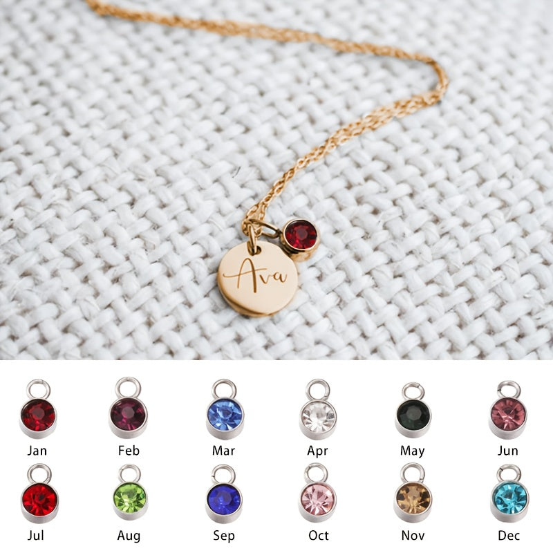 CUSTOMIZED NAME NECKLACE WITH BIRTHSTONE