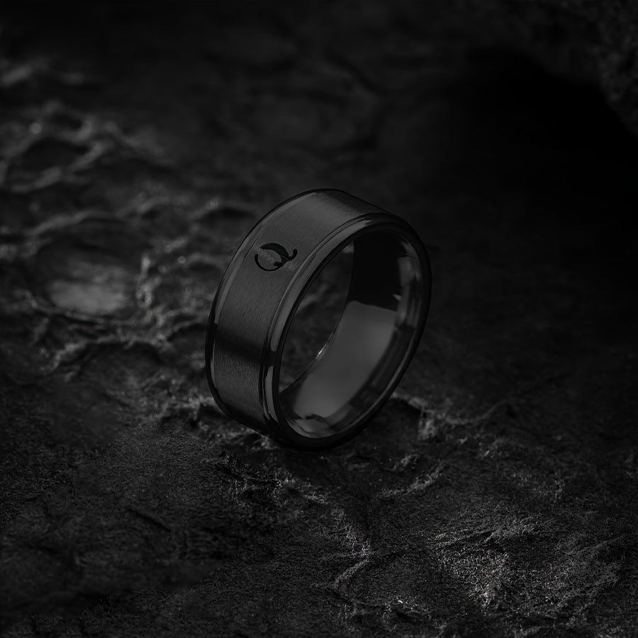 STAINLESS LETTER RING