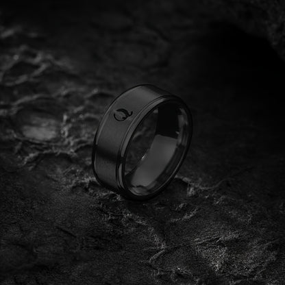 STAINLESS LETTER RING