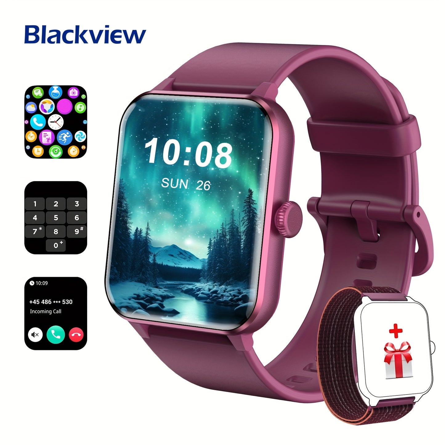 Smart Watch for Men, 4.7cm Smartwatch (Answer/Make Call), Fitness Tracker, 100+ Sport Modes, Real-time Data Monitoring, Pedometer, Smartwatches for iPhone And Android, Best Gift