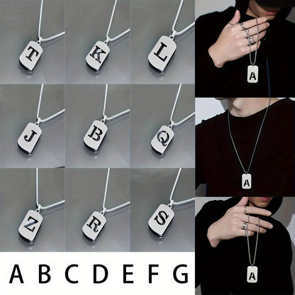 LETTER CUTOUT PENDANT