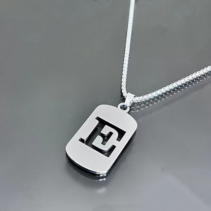 LETTER CUTOUT PENDANT