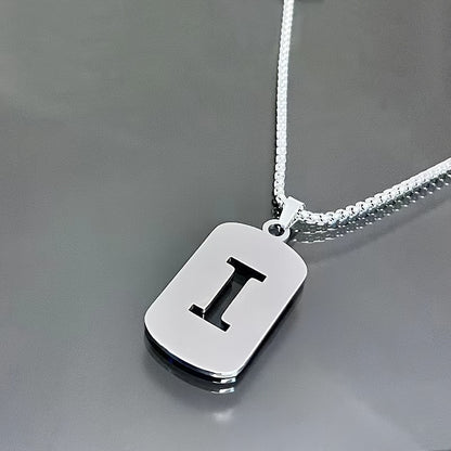 LETTER CUTOUT PENDANT
