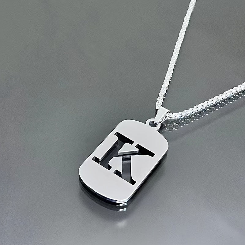 LETTER CUTOUT PENDANT
