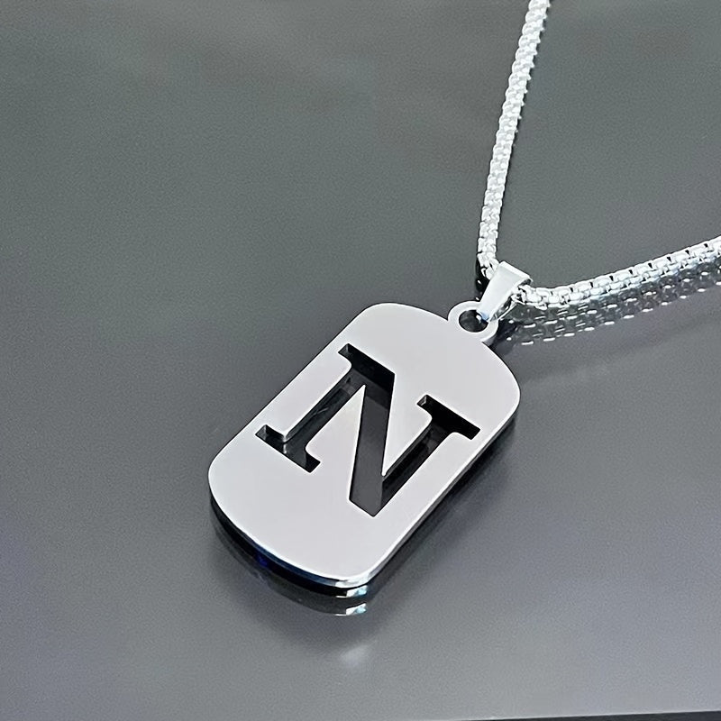 LETTER CUTOUT PENDANT