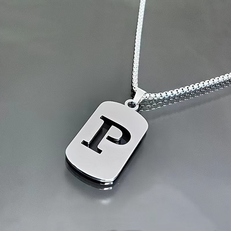 LETTER CUTOUT PENDANT