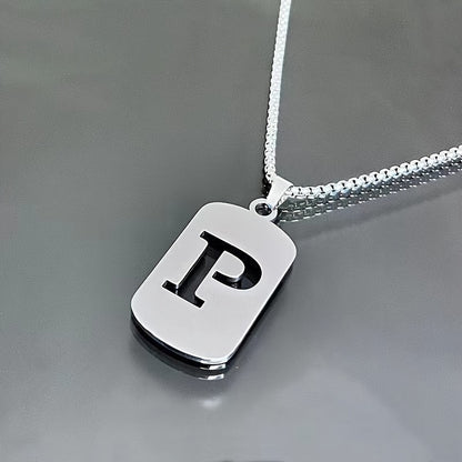 LETTER CUTOUT PENDANT