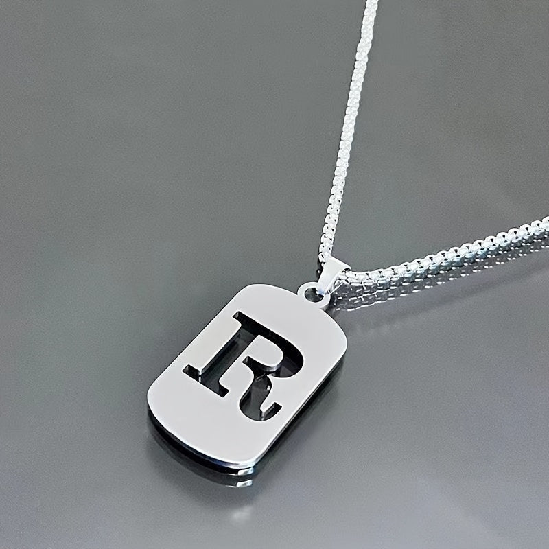 LETTER CUTOUT PENDANT