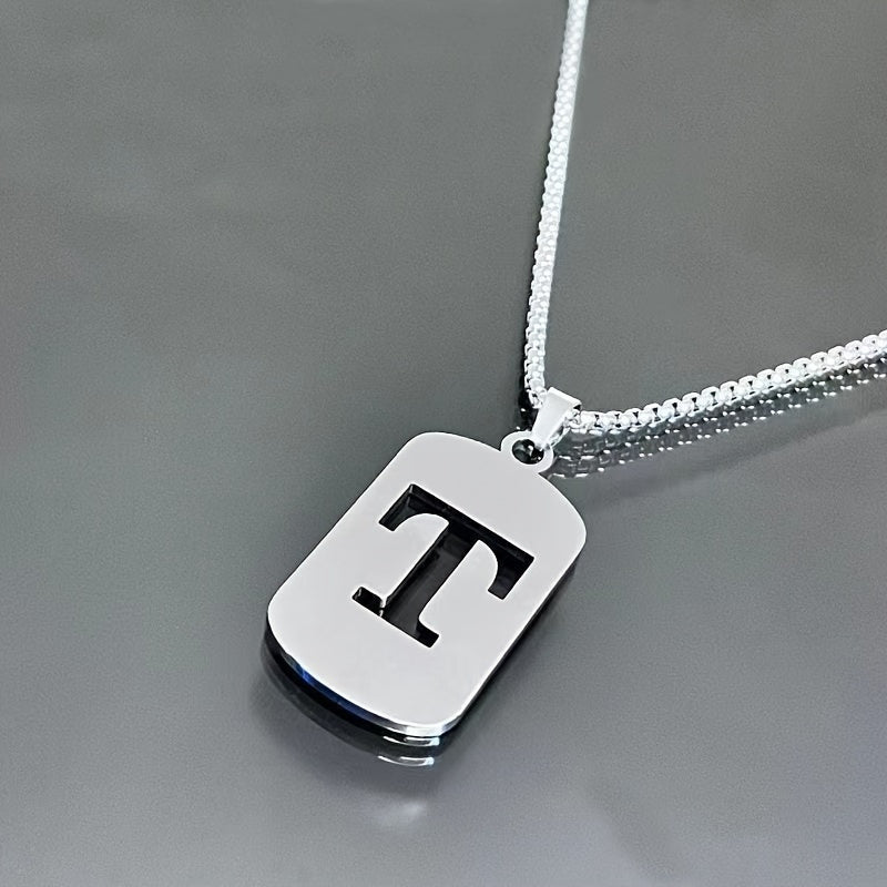 LETTER CUTOUT PENDANT