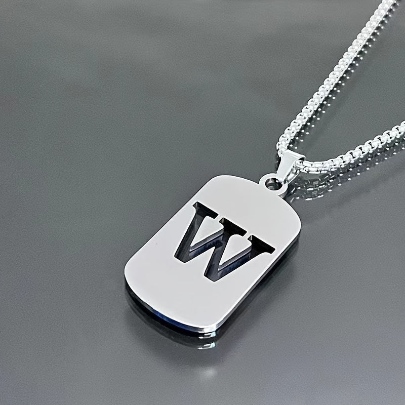LETTER CUTOUT PENDANT