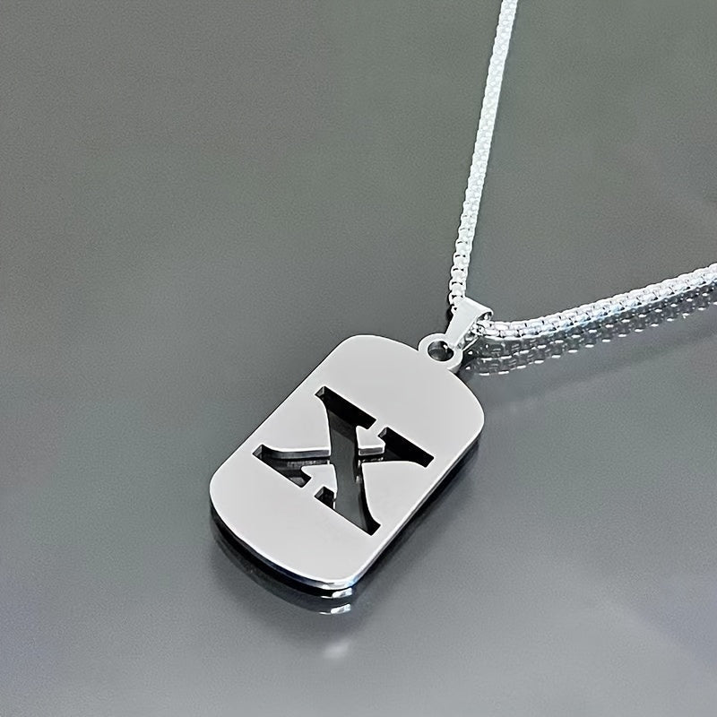 LETTER CUTOUT PENDANT