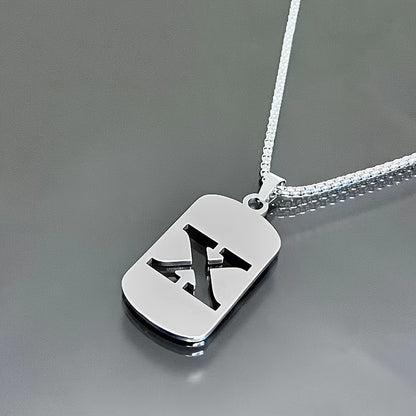 LETTER CUTOUT PENDANT