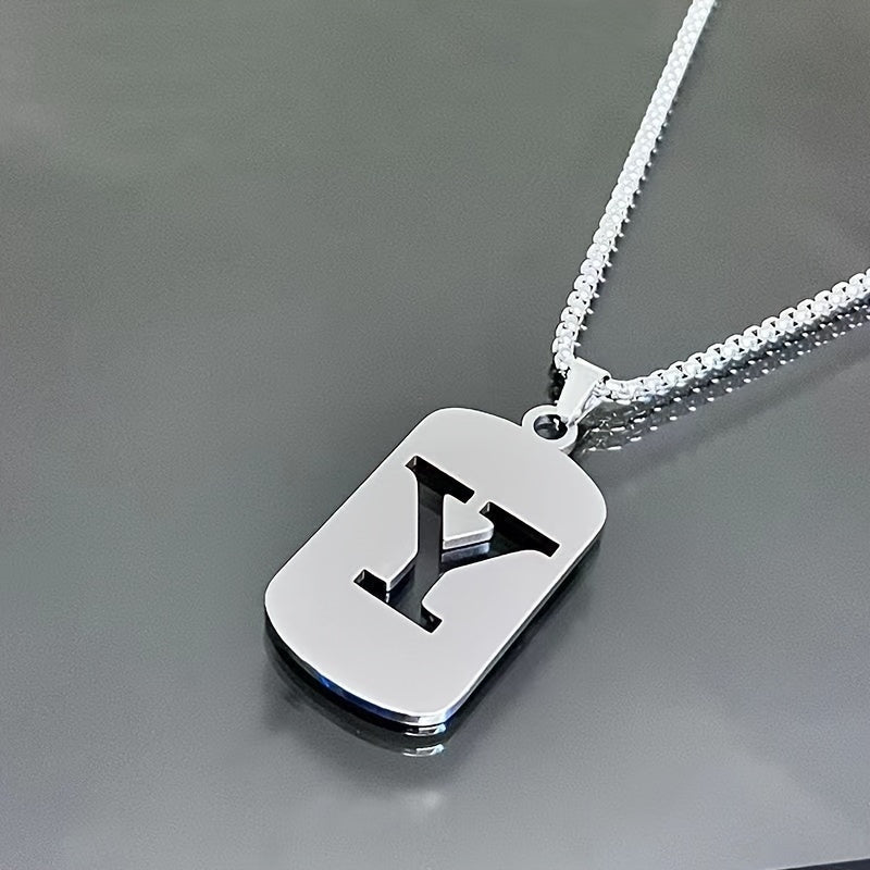 LETTER CUTOUT PENDANT