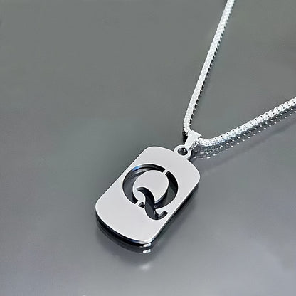 LETTER CUTOUT PENDANT