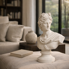 Minimalist Roman Bust Sculpture Bookend Style