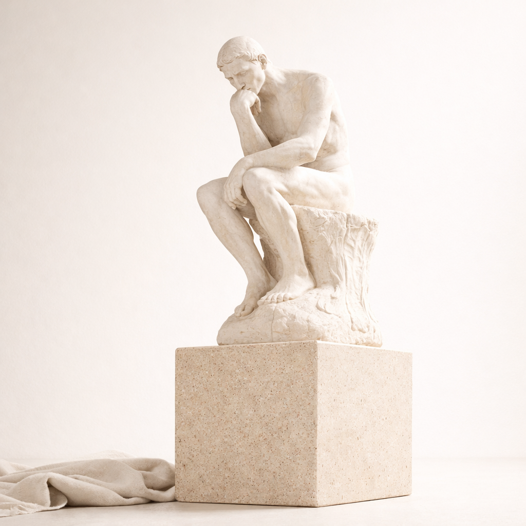 The Thinker Sculpture Set Modern Minimalist Decor