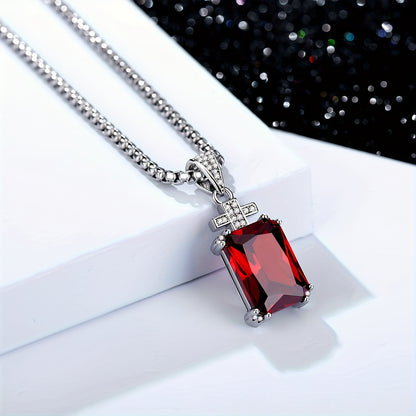 MEN'S VINTAGE CROSS NECKLACE 304L STAINLESS STEEL