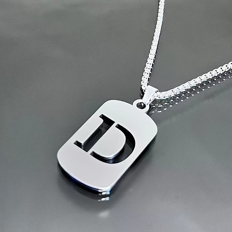LETTER CUTOUT PENDANT