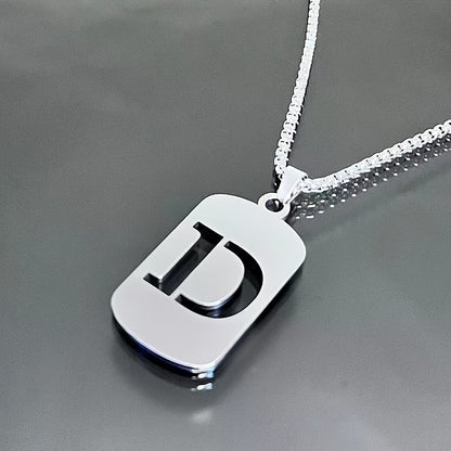 LETTER CUTOUT PENDANT