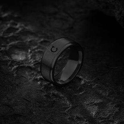 STAINLESS LETTER RING