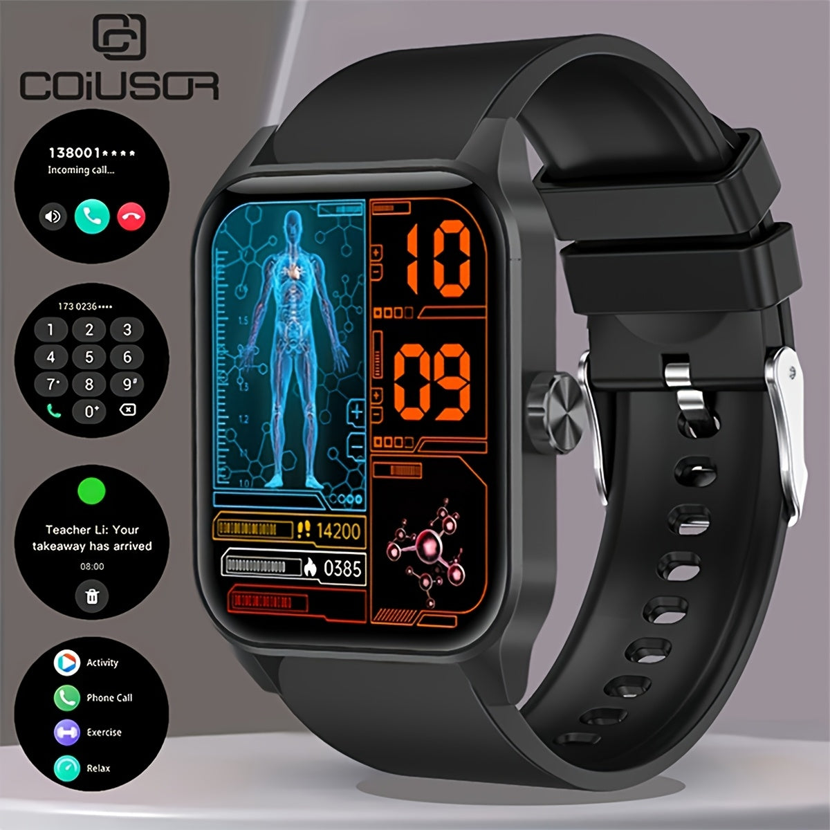 1.85" HD Smartwatch with Bluetooth Calling