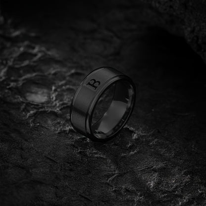 STAINLESS LETTER RING