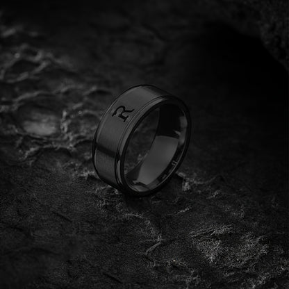 STAINLESS LETTER RING