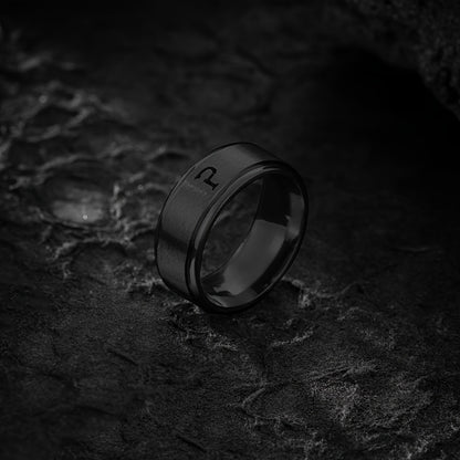 STAINLESS LETTER RING