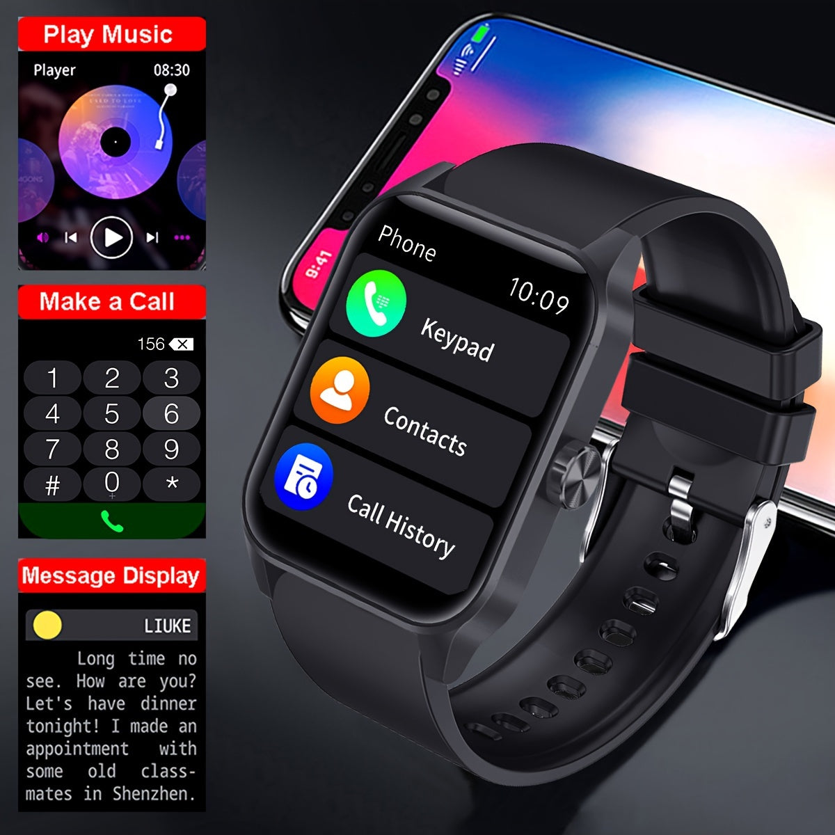 1.85" HD Smartwatch with Bluetooth Calling