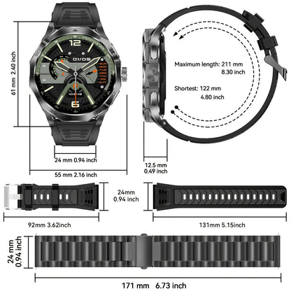 1.75" HD Smartwatch with Bluetooth Calling