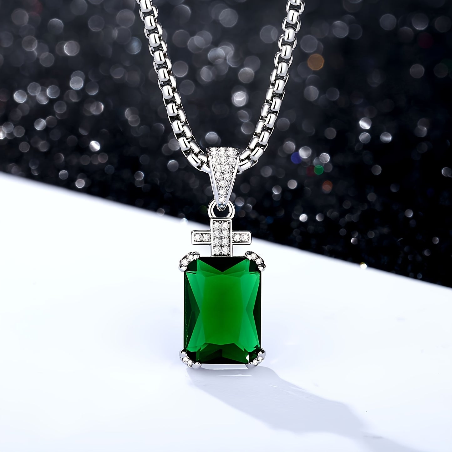 MEN'S VINTAGE CROSS NECKLACE 304L STAINLESS STEEL