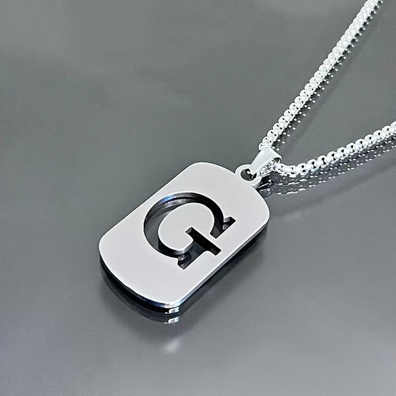 LETTER CUTOUT PENDANT