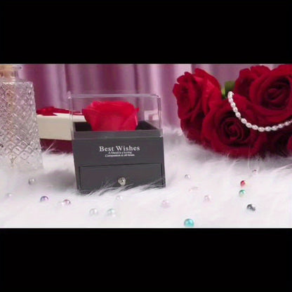 Eternal Rose Gift Box with Pendant Necklace