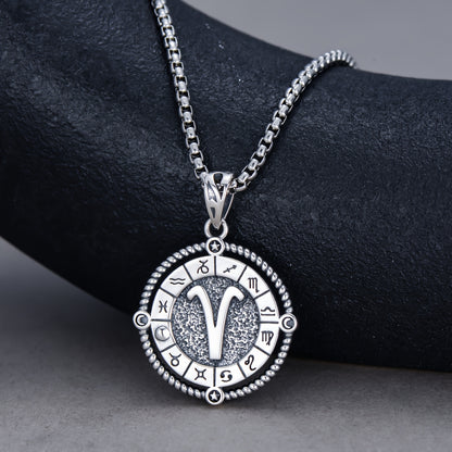 ZODIAC NECKLACE 925 STERLING SILVER