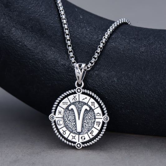 ZODIAC NECKLACE 925 STERLING SILVER