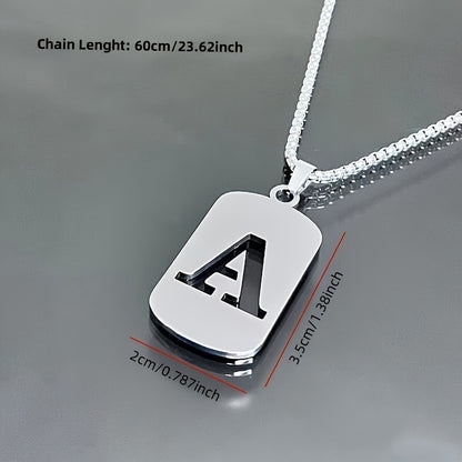 LETTER CUTOUT PENDANT