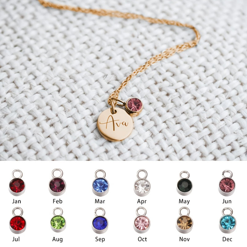 CUSTOMIZED NAME NECKLACE WITH BIRTHSTONE