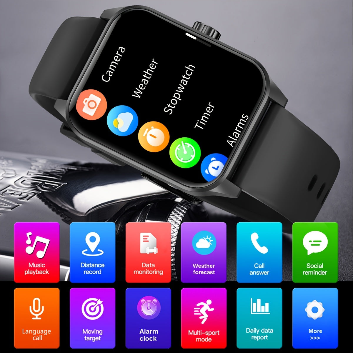 1.85" HD Smartwatch with Bluetooth Calling