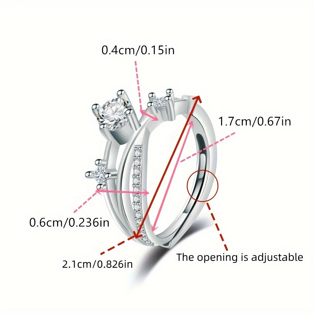 Adjustable Starry Sky Luxury Ring