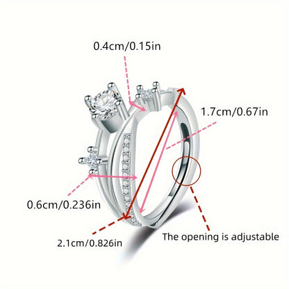 Adjustable Starry Sky Luxury Ring