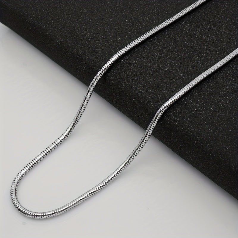 Titanium Stainless Steel Snake Chain Necklace