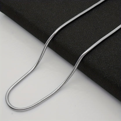 Titanium Stainless Steel Snake Chain Necklace