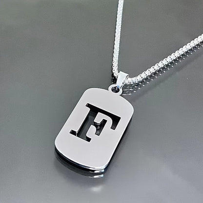 LETTER CUTOUT PENDANT