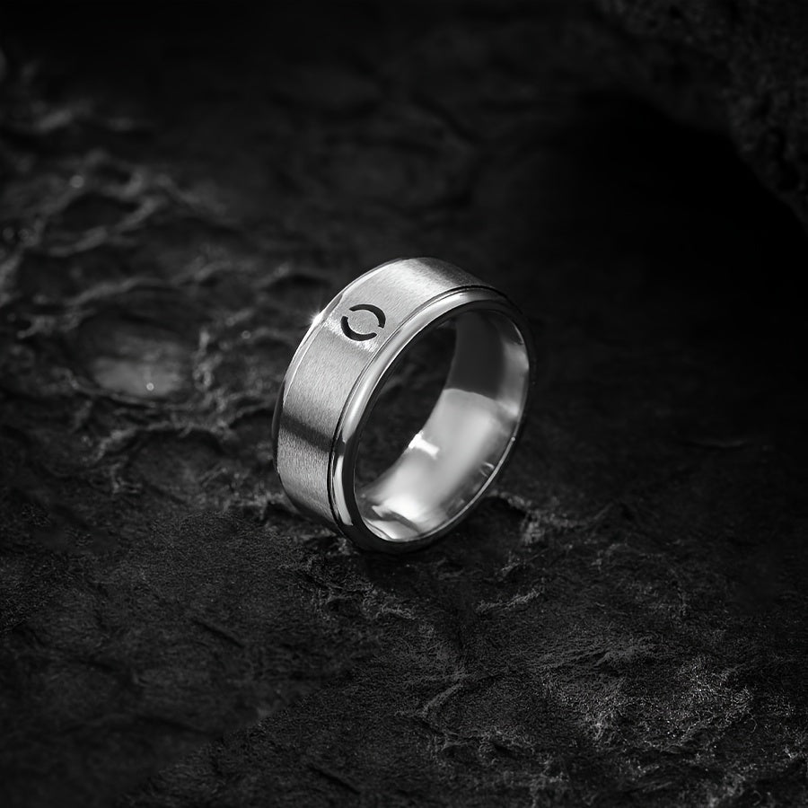 STAINLESS LETTER RING