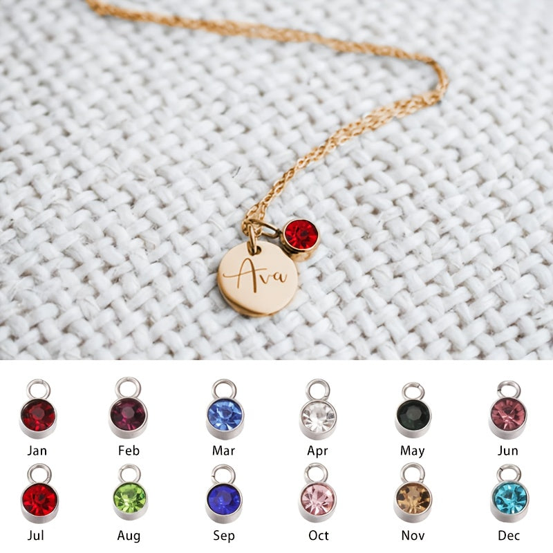 CUSTOMIZED NAME NECKLACE WITH BIRTHSTONE