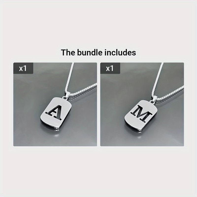 LETTER CUTOUT PENDANT