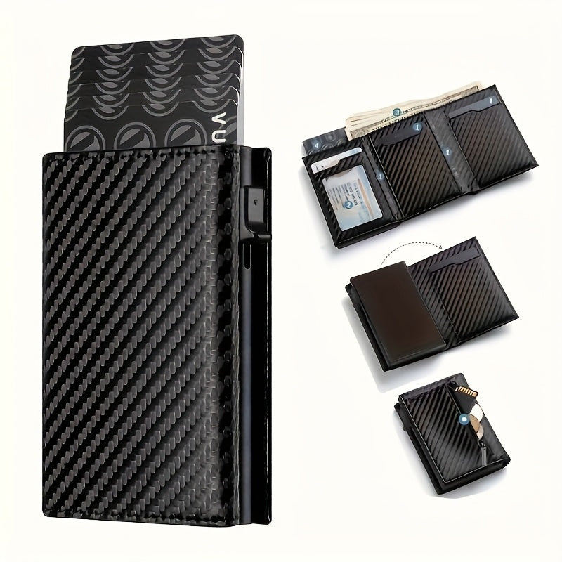 MEN'S RFID POP-UP CARD WALLET
